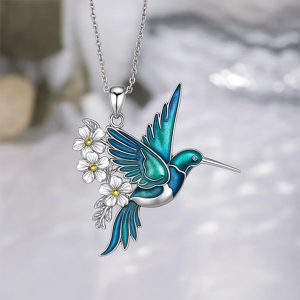 Collier Colibri & Boucles d'Oreilles — Offre Limitée
