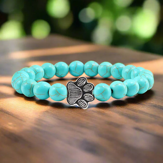 Bracelet Patte en Pierres Naturelles