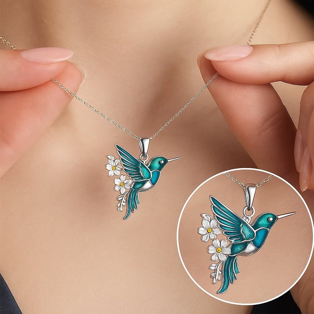 Collier Colibri & Boucles d'Oreilles — Offre Limitée
