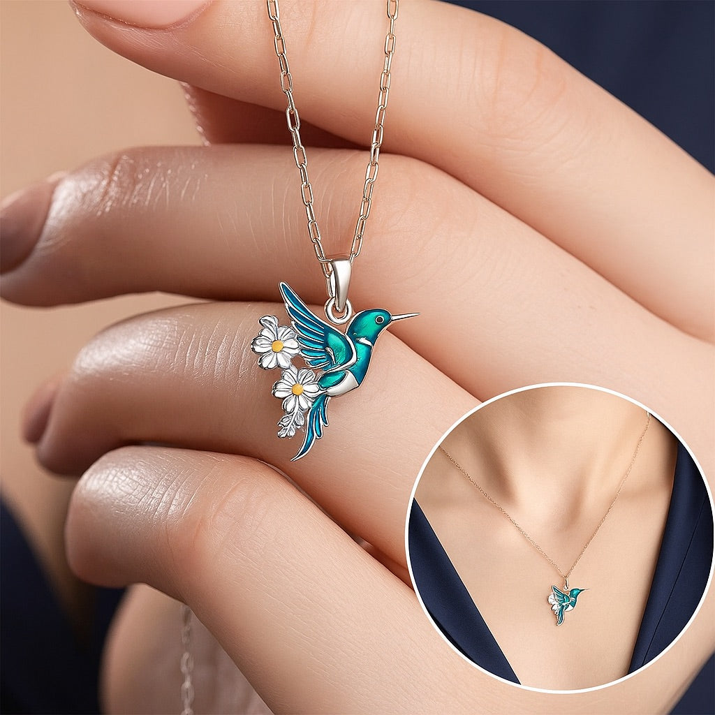 Collier Colibri & Boucles d'Oreilles — Offre Limitée